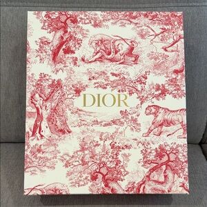 Dior Red and Cream Decorative Box